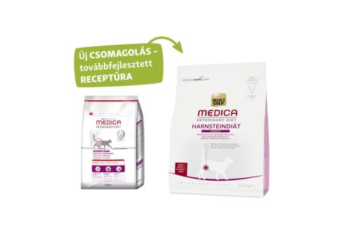 Select Gold Medica húgykő elleni száraz macskaeledel marha 2,5kg