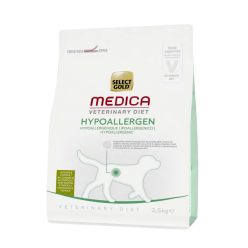   Select Gold Medica hipoallergén száraz kutyaeledel kacsa 2,5kg