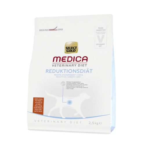 Select Gold Medica súlycsökkentő száraz kutyaeledel baromfi&rizs 2,5kg