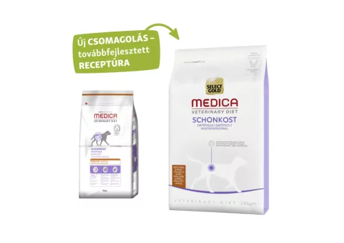 Select Gold Medica száraz kutyaeledel emésztőrendszeri problémákra baromfi&rizs 10kg