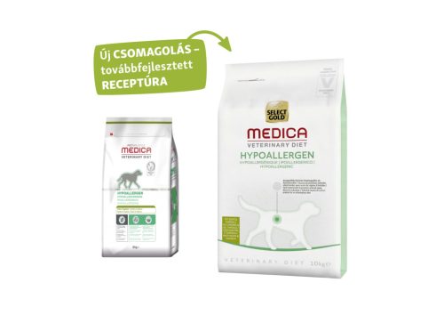Select Gold Medica hipoallergén száraz kutyaeledel kacsa 10kg
