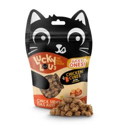 Lucky Lou Ones Cube macska jutalomfalat csirke 80g