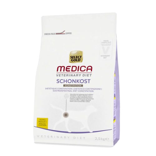 Select Gold Medica száraz kutyaeledel székrekedés ellen 2,5kg