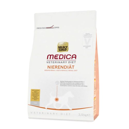 Select Gold Medica vesekímélő száraz kutyaeledel 2,5kg