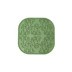 Fiboo Lollipop licking mat zöld 19x19 cm