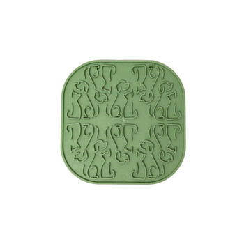 Fiboo Lollipop licking mat zöld 19x19 cm