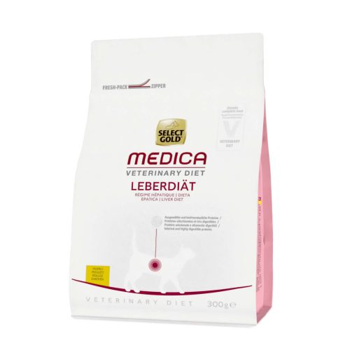 Select Gold Medica  száraz macskaeledel májfunkció támogatására 300g