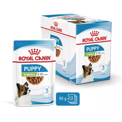 Royal Canin Size Health Nutrition X-Small puppy kutya tasak 12x85g
