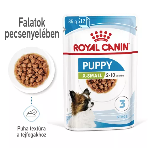 Royal Canin Size Health Nutrition X-Small puppy kutya tasak 12x85g