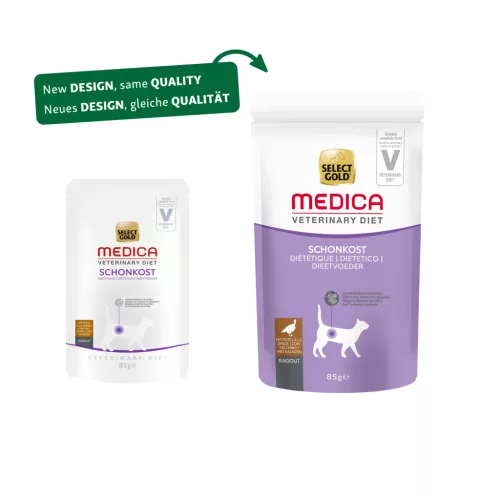Select Gold Medica macska tasak kímélő étrend pulyka 20x85g