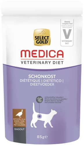 Select Gold Medica macska tasak kímélő étrend pulyka 20x85g