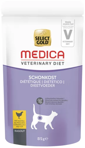 Select Gold Medica macska tasak kímélő étrend csirke 20x85g