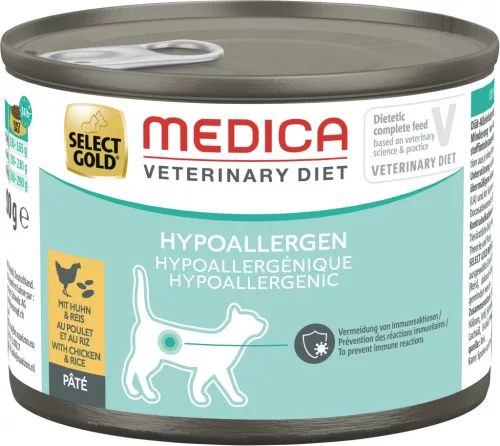 Select Gold Medica hipoallergén macska konzerv csirke 6x200g