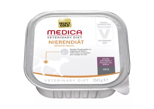 Select Gold Medica vesekímélő kutya tálka 10x150g