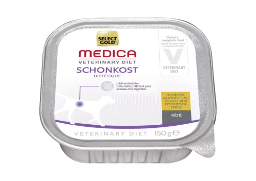Select Gold Medica kímélő diétás kutya tálka csirke 10x150g