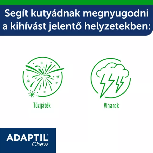 Adaptil Chew nyugtató rágófalat kutyák számára 30db
