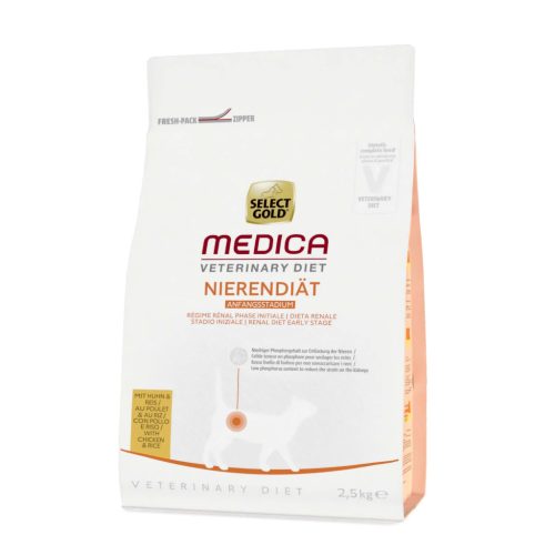 Select Gold Medica korai vesekímélő száraz macskaeledel 2,5kg