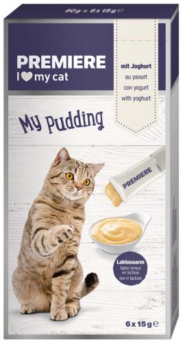 Premiere My Pudding macska jutalomfalat banánnal 6x15g