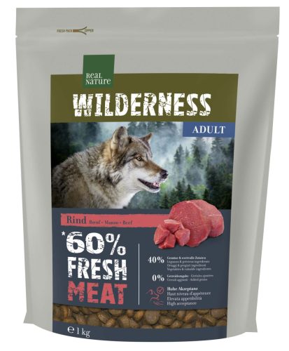 Real Nature Wilderness száraz kutyaeledel marha 1kg