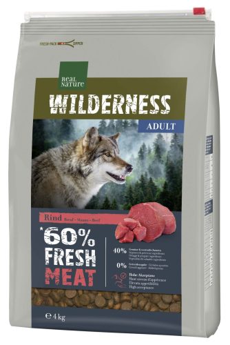 Real Nature Wilderness száraz kutyaeledel marha 4kg