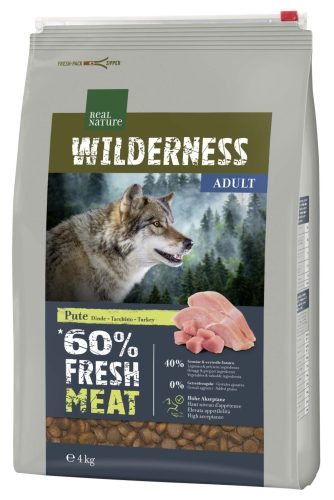 Real Nature Wilderness száraz kutyaeledel pulyka 4kg