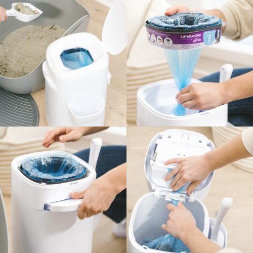 LitterLocker by Litter Genie használt macskaalom ürítő rendszer