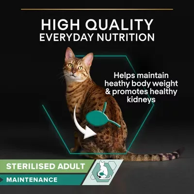 Pro Plan Sterilised Maintenance nedves macskaeledel tasak marha 26x85g