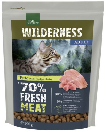 Real Nature Wilderness száraz macskaeledel adult pulyka 300g