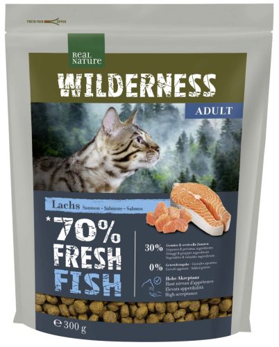 Real Nature Wilderness száraz macskaeledel adult hal 300g