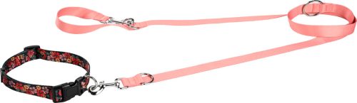 Fit+Fun nyakörv, póráz virágos M