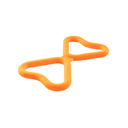 Fiboo FIB the tug toy húzójáték narancssárga 25x15cm