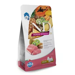   N&D Tropical Selection Sertés & Trópusi gyümölcsök Felnőtt Mini Száraz Kutyaeledel 1,5kg