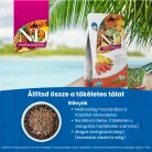 N&D Tropical Selection Lazac & Trópusi gyümölcsök Felnőtt Mini Száraz Kutyaeledel 1,5kg