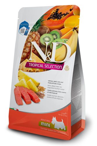 N&D Tropical adult medium&large lazac száraz kutyaeledel 10kg
