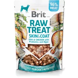 Brit Raw Treat skin&coat hal&csirke 40g