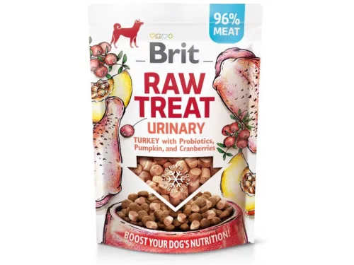 Brit Raw Treat urinary pulyka&probiotikum&sütőtök&áfonya 40g