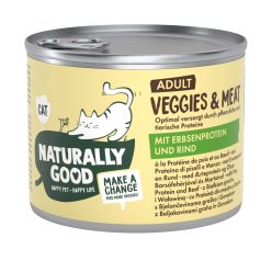 Naturally Good macska konzerv adult marha 6x200g
