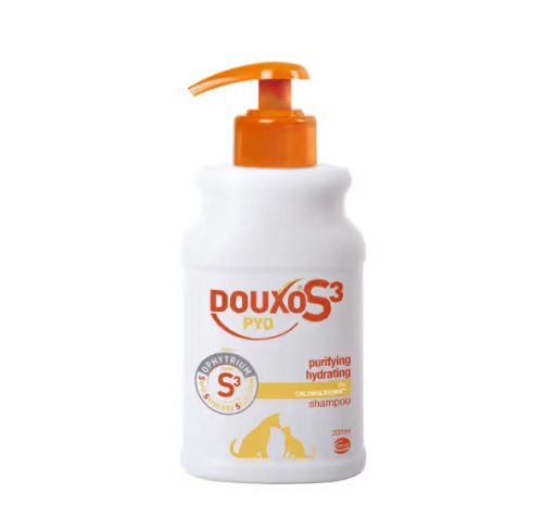 DOUXO S3 Pyo sampon kutyák és macskák számára 200ml