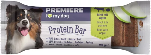 Premiere Snack ProteinBar kutya jutalomfalat marha&alma 4x25g