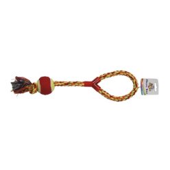 CROCI kutyajáték kötél+labda 43cm