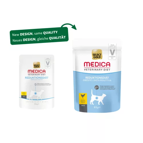 Select Gold Medica macska tasak súlycsökkentő csirke 12x85g