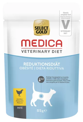 Select Gold Medica macska tasak súlycsökkentő csirke 12x85g