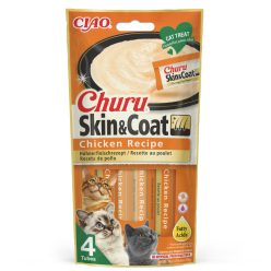 INABA Churu Skin&Coat krém csirke 4x14g