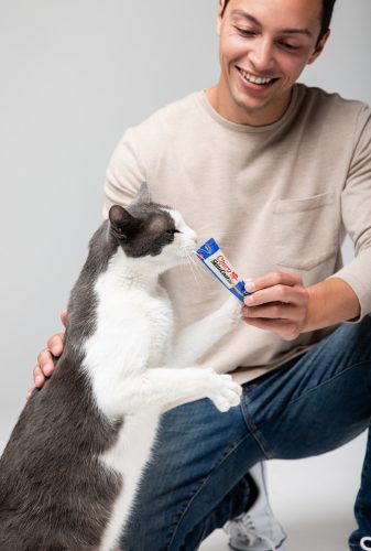 INABA Churu Skin&Coat krém csirke 4x14g