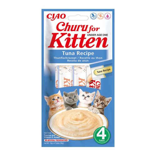 INABA Churu Ciao krém kitten tonhal 4x14g