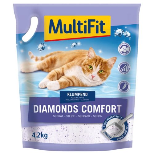MultiFit Diamonds macskaalom csomósodó 8l