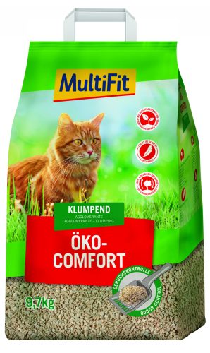 MultiFit ÖkoComfort csomosodó macskaalom 9,7kg