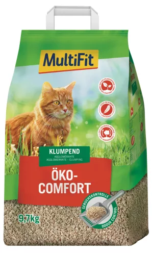 MultiFit ÖkoComfort csomosodó macskaalom 9,7kg