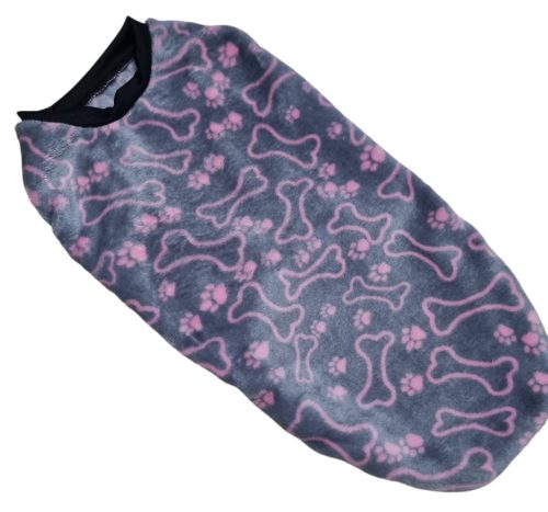 PBH Wellsoft kutyapulóver fekete-pink tacskó