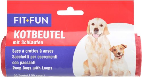 Fit+Fun ürülékzacskó hurokkal 50db